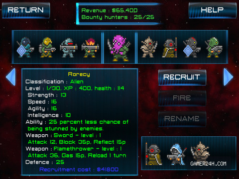 Space Bounties Inc. (strategy turn-based RPG) Screenshot 4