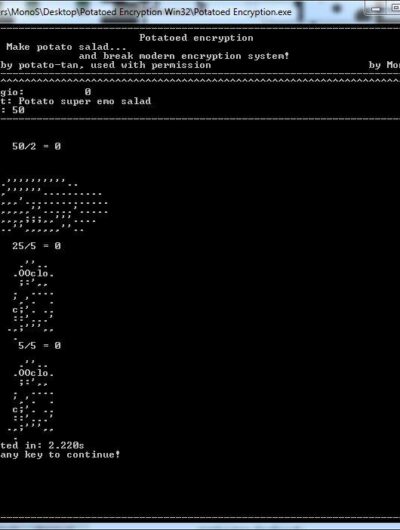 Potatoed Encryption