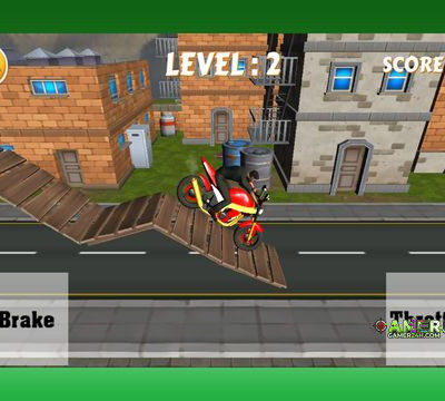 Motor-cycle Stunt-Man Bike-r Highway X-Treme