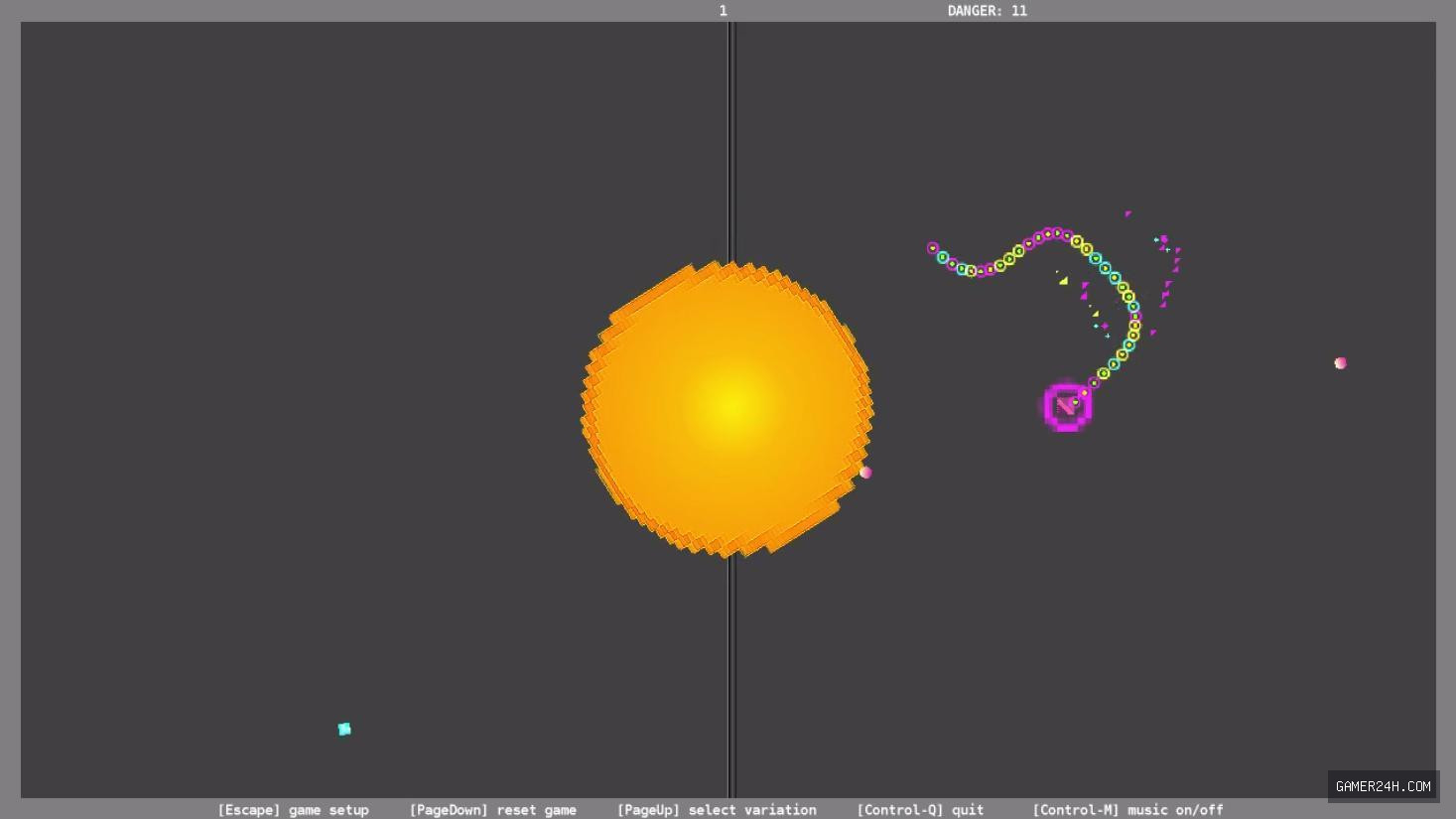 Particle Panic (a.k.a. “4x0ng”) Screenshot 1