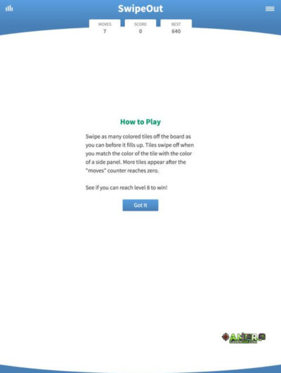 SwipeOut · Swipe Game