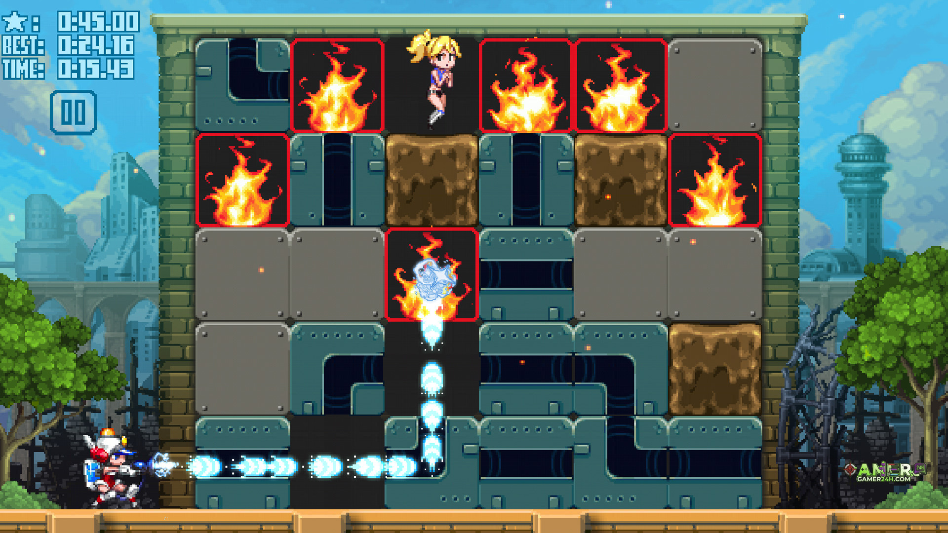 Mighty Switch Force! Hose It Down! Official Cover