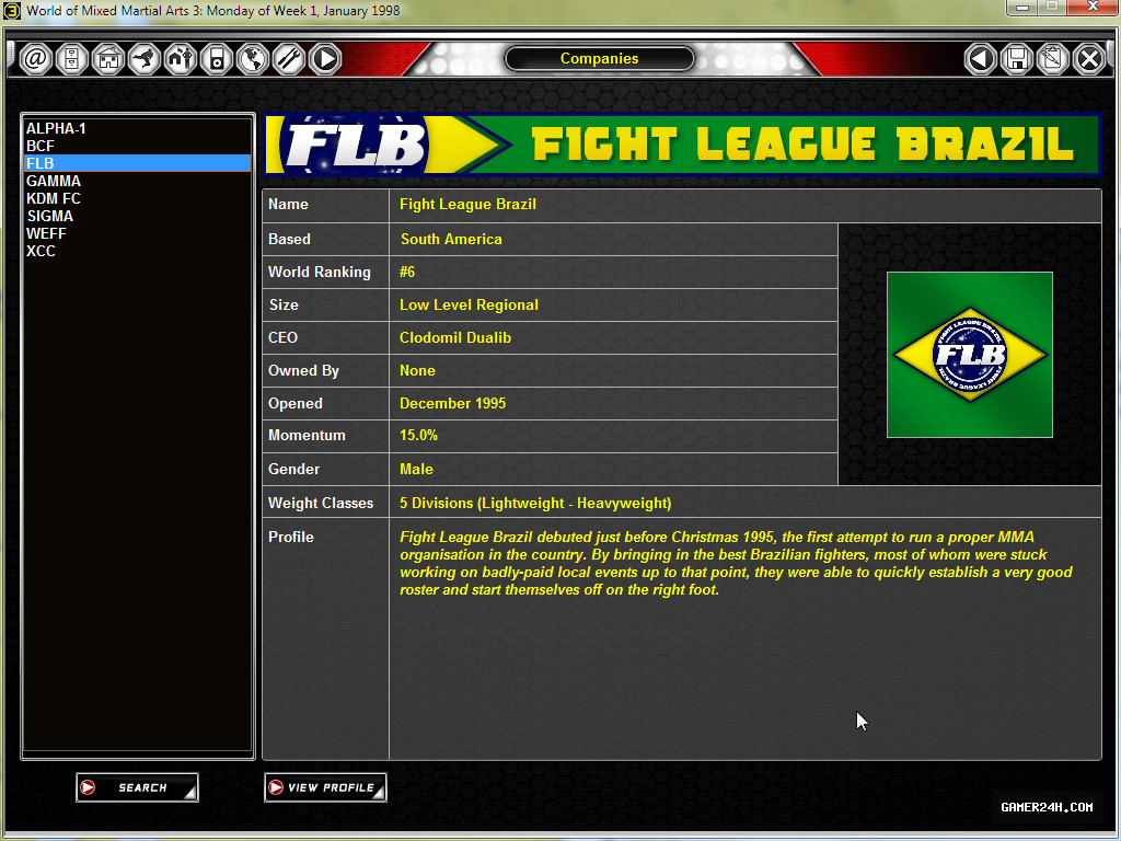 World of Mixed Martial Arts 3 Screenshot 2
