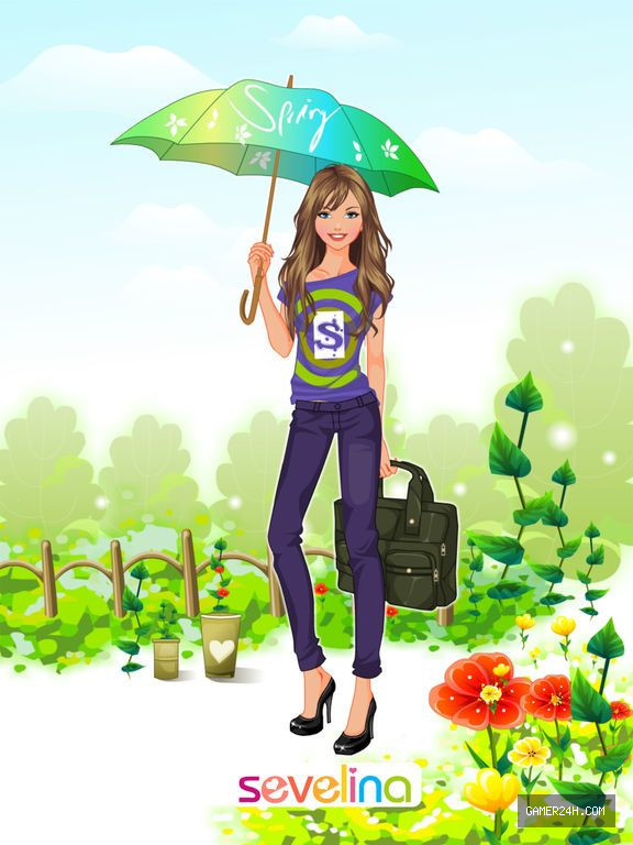 Sunny spring dress up Screenshot 2