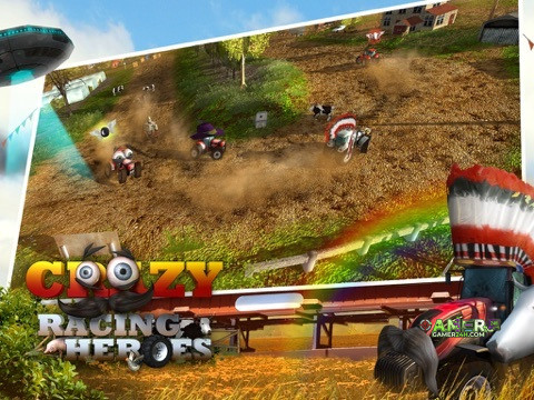 A Crazy Racing Heroes Free: Fun Tractor Driving Derby 3D