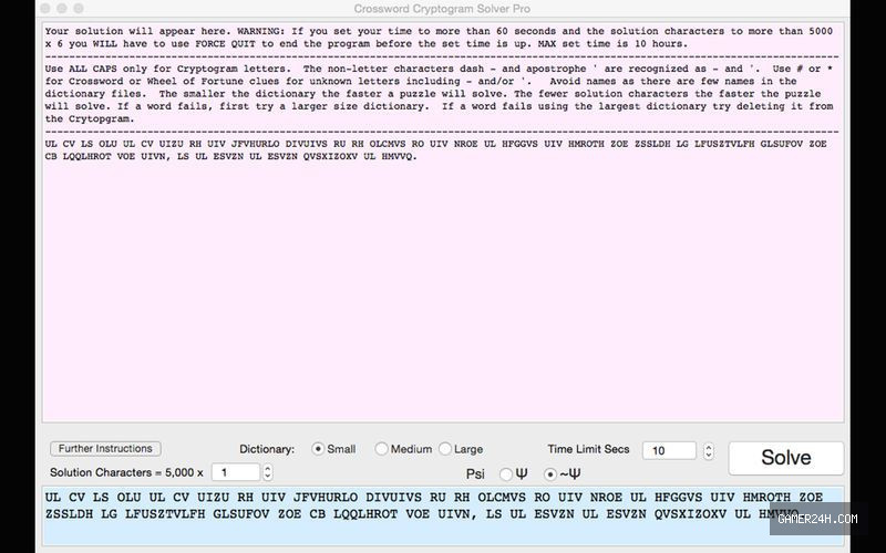 Crossword Cryptogram Solver Pro Screenshot 2