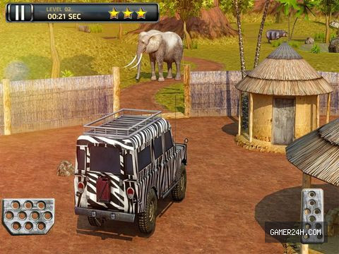 3D Safari Parking Free – Realistic Lion, Rhino, Elephant, and Zebra Adventure Simulator Games Screenshot 6