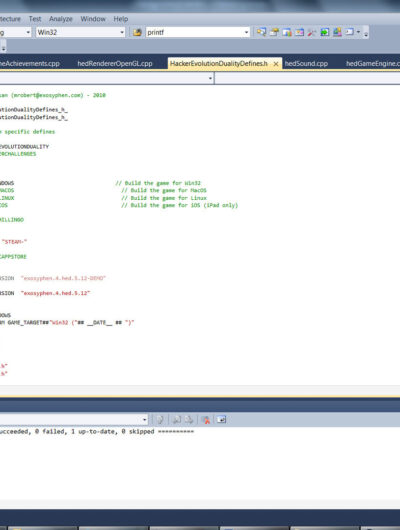 Hacker Evolution Source Code
