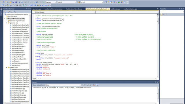Hacker Evolution Source Code