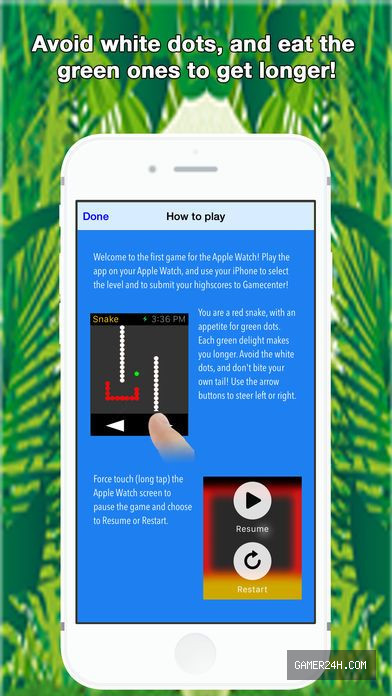 Snake for Watch Screenshot 3