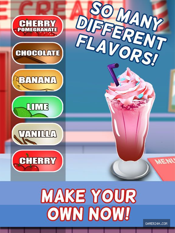 Awesome Ice Cream Milkshake Smoothie Parlor Maker Screenshot 3