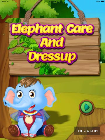 Official In-Game Capture: Elephant Care And Dress Up – free game - World Atmosphere & Immersion