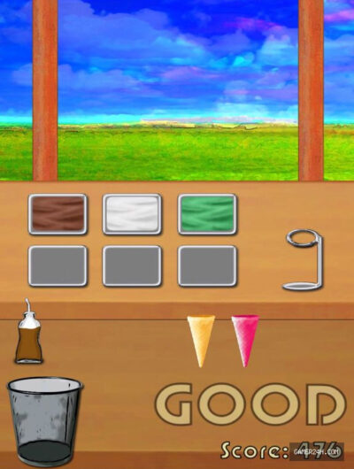 Ice cream shop – cooking game