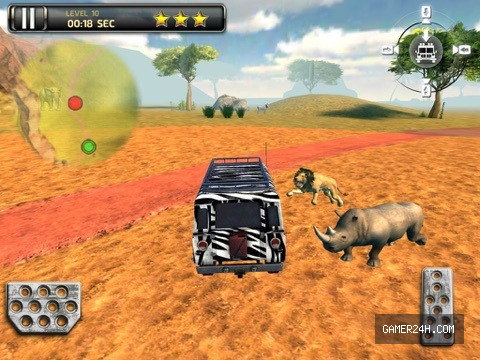 3D Safari Parking Free – Realistic Lion, Rhino, Elephant, and Zebra Adventure Simulator Games Screenshot 4