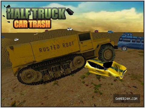 Half Truck Car Trash ( Car Crushing Simulation game ) Screenshot 3