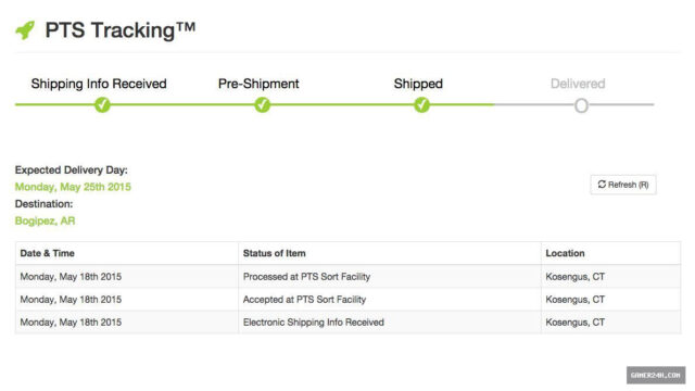 Package Tracking Simulator 2015