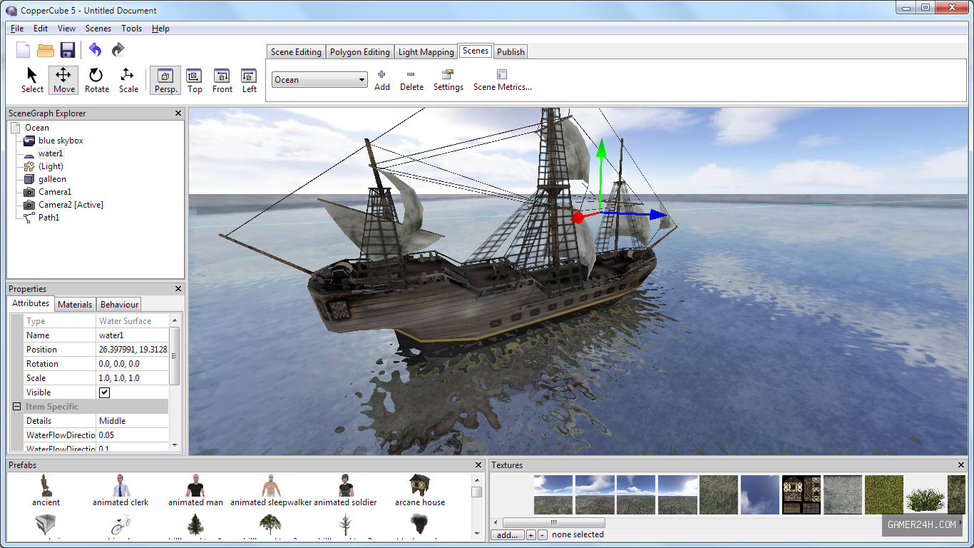 CopperCube 5 Game Engine Screenshot 5