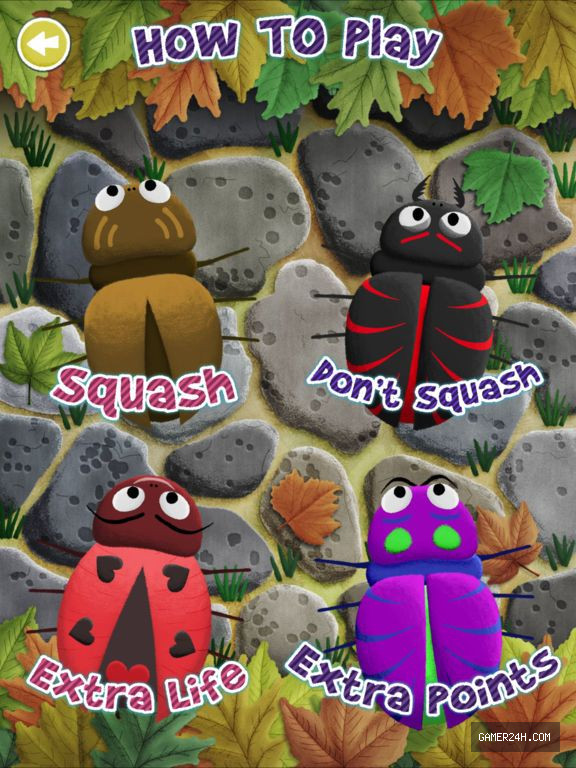 Squishy Bugs – Tap the Bugs Kids Game Screenshot 2