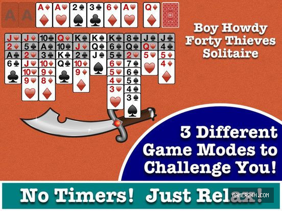 Forty Thieves Solitaire – Catch the 40 Bandits! Official Cover