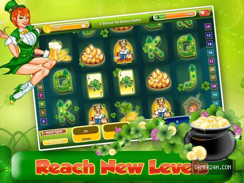 +A Celtic Irish Video Slots Play Pot Of Gold Jackpot with Vegas Free leprechauns Casino Screenshot 3