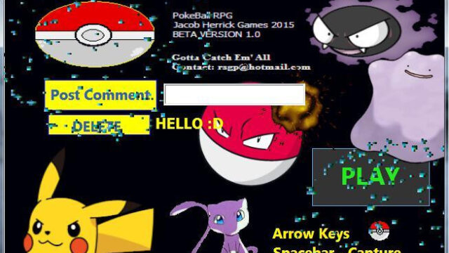 PokeBall RPG Beta Version 1.0