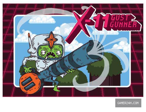 Official HD Capture: X-11 “Gust Gunner” (Ludum Dare 32) - Game Overview & History