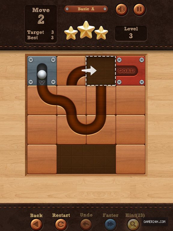 Roll the Ball – slide puzzle Screenshot 1