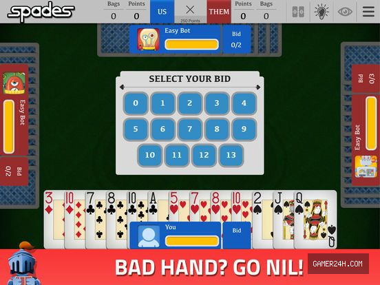Spades – Classic Card Game Screenshot 4