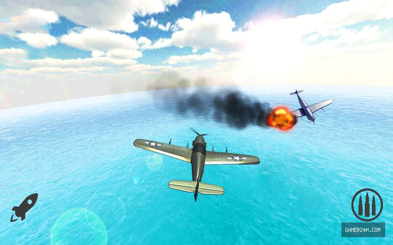 Air Strike HD – Classic 3D Sky Combat Flight Simulator, Warplanes of World War II Screenshot 3