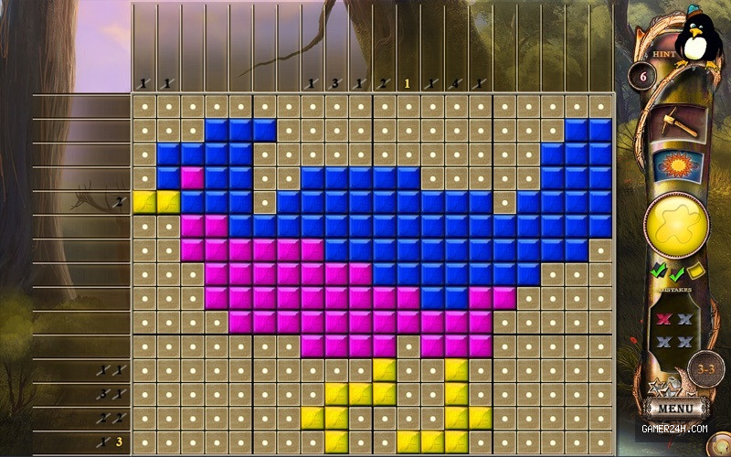 Fantasy Mosaics 9: Portal in the Woods Screenshot 1
