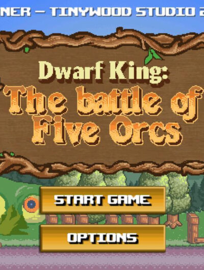 Dwarf King – Five Orcs Battle
