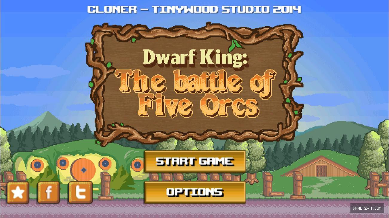 Dwarf King – Five Orcs Battle Official Cover