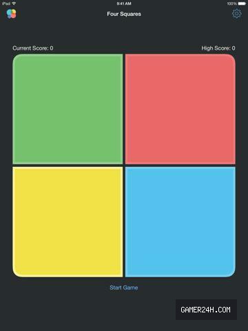 Four Squares – Classic Pattern Memorisation Game Screenshot 3