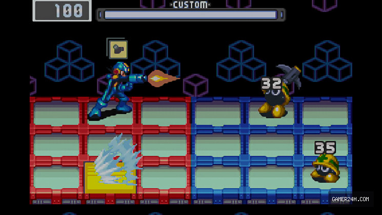 MEGA MAN BATTLE NETWORK 3 BLUE - In-Game Capture