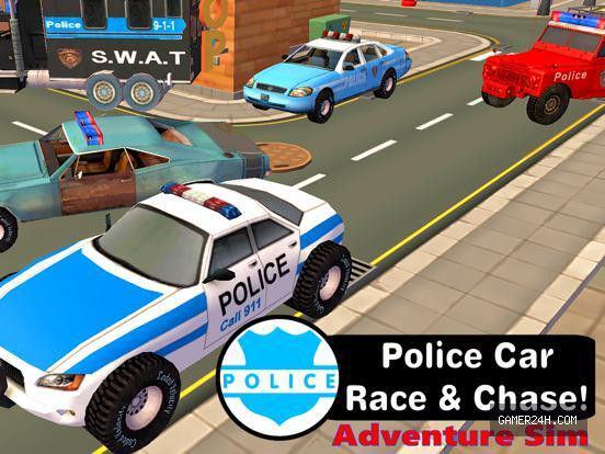 Police Car Race Chase Sim 911 Screenshot 6