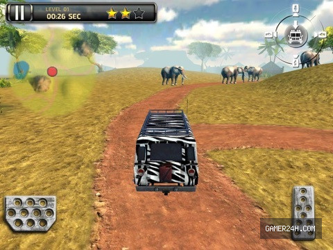 3D Safari Parking Free – Realistic Lion, Rhino, Elephant, and Zebra Adventure Simulator Games Screenshot 2