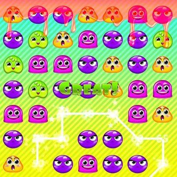 Jelly Pop King! Popping and Matching Line Game!