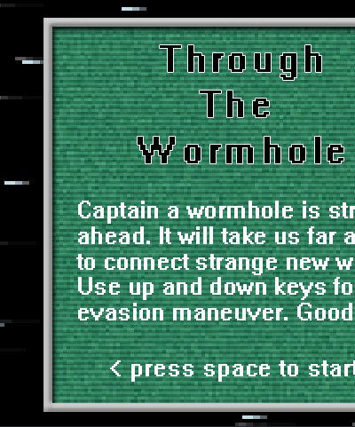 Through the wormhole