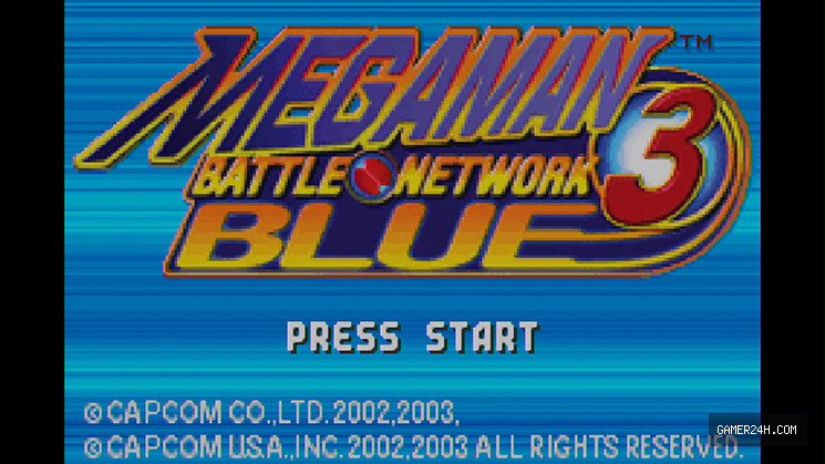 MEGA MAN BATTLE NETWORK 3 BLUE - In-Game Capture