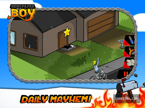 Newspaper Toss – Paperboy Edition Screenshot 5