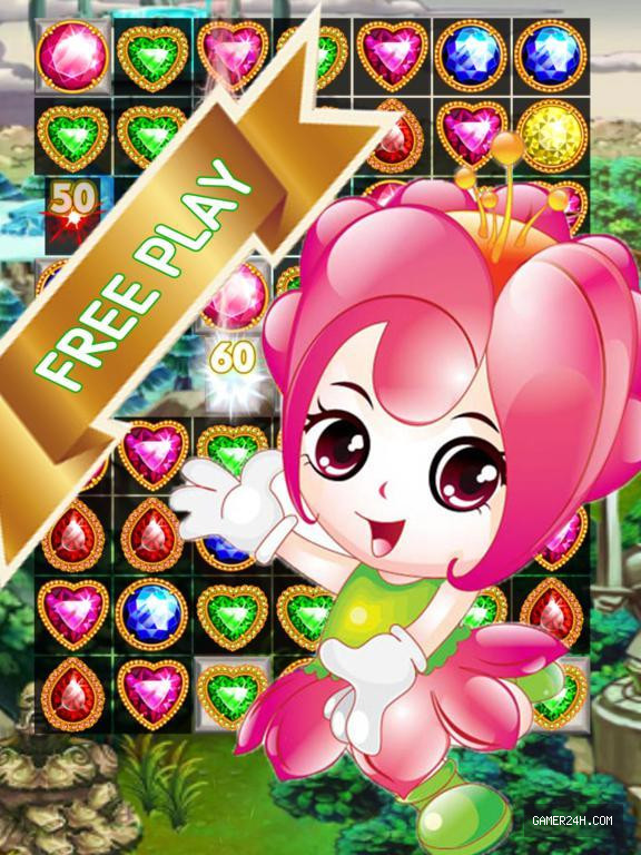 Jewel Crush Free – bewitched games Official Cover
