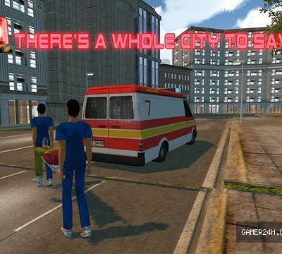 3D Rescue City Ambulance Parking Simulator