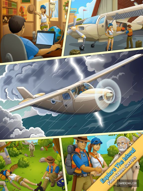 Crystal Island: Match 3 Puzzle - Narrative Depth and Character Profiles