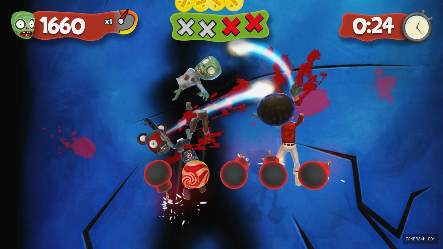 Slice Zombies for Kinect Official Cover