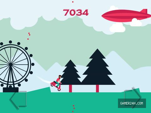 Scooter Rush – Uphill Climbing Bike Race Screenshot 2