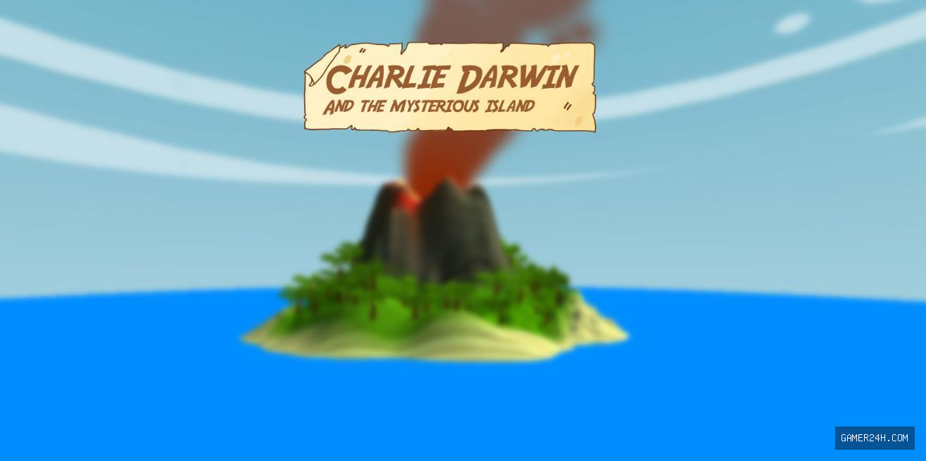 Charlie Darwin and the Mysterious Island Official Cover