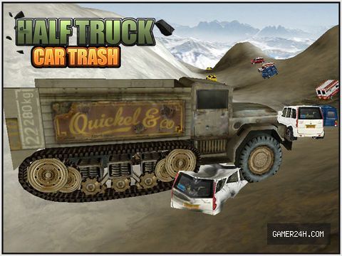 Half Truck Car Trash ( Car Crushing Simulation game ) Screenshot 4
