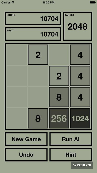 2048X AI – 2048 with AI solver Screenshot 3