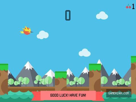 The Flappy Bouncing Bird: the new classic original sliding bird game Screenshot 4