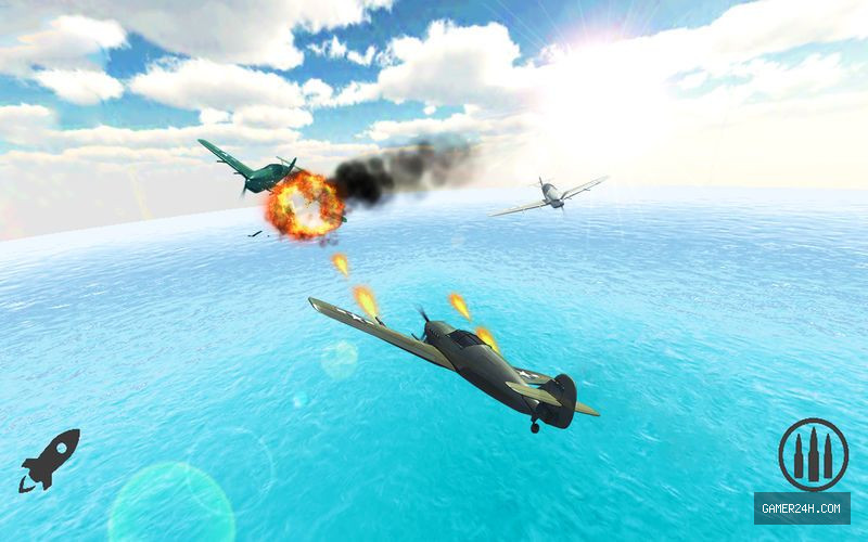 Air Strike HD – Classic 3D Sky Combat Flight Simulator, Warplanes of World War II Screenshot 2